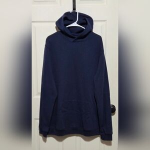 navy blue ideology hoodie - men's L Tall